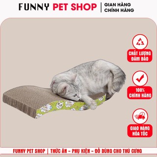 Đồ chơi cho mèo | Bàn cào móng bằng giấy cho mèo – Funny Pet Shop