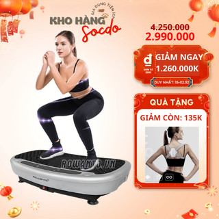 Máy Rung Massage Giảm Cân Tại Nhà ROWANTO K8 Pro Bản Mới Nhất 2024, Máy Tập Thể Dục Tại Nhà Hiệu Quả, Bảo Hành 12 Tháng