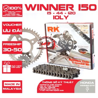 Nhông sên dĩa RK xe Winner 150 thương hiệu Nhật Bản