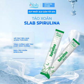 Tảo xoắn dưỡng da Spirulina mờ thâm, bột tảo xoắn nhật Slab dưỡng da mờ thâm, nám, tàn nhang - Tảo xoắn Spirulina Slab