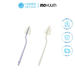  Moyuum Cọ rửa núm bình tay cầm cong bằng mút xốp 