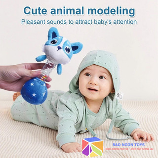 Đồ chơi xúc xắc chút chít động vật dễ thương, đồ chơi âm thanh giúp bé sơ sinh tập cầm nắm DV104