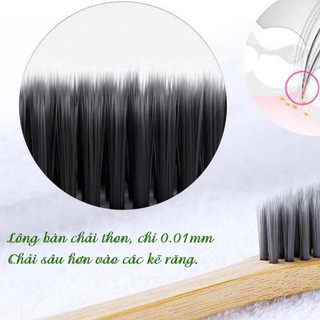 [Pavicico] Bàn chải tre- Bamboo Toothbrush