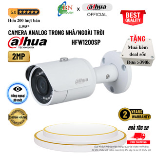Camera quan sát HFW 1200SP analog thân sắt 2.0MP, lắp đặt trong nhà ngoài trời