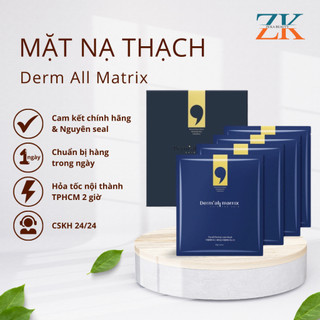 Mặt nạ Derm All Matrix Hàn Quốc 4 miếng Zuka Beauty dưỡng trắng da se khít lỗ chân lông