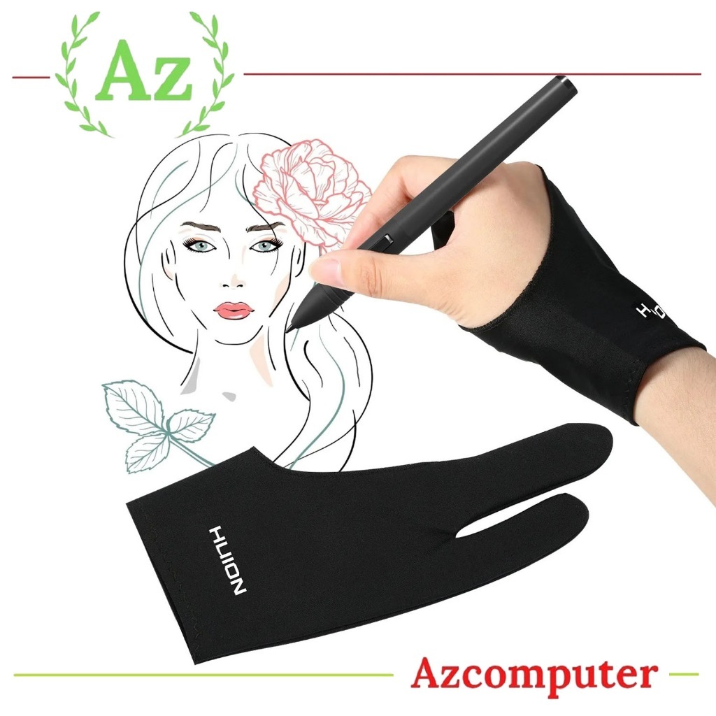 Găng tay chuyên dụng Huion GL200 dùng cho bảng vẽ Huion, Wacom, XP-Pen chống thấm mồ hôi