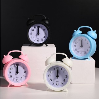 Đồng hồ báo thức chuông reo lớn kêu to để bàn đa năng hẹn giờ báo thức xem coi giờ trang trí bàn học làm việc mini cute