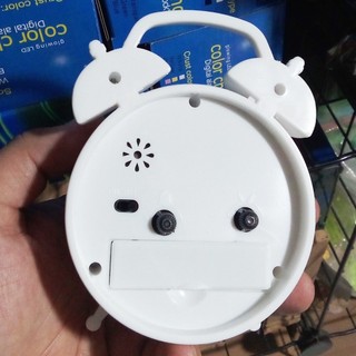 Đồng hồ báo thức chuông reo lớn kêu to để bàn đa năng hẹn giờ báo thức xem coi giờ trang trí bàn học làm việc mini cute