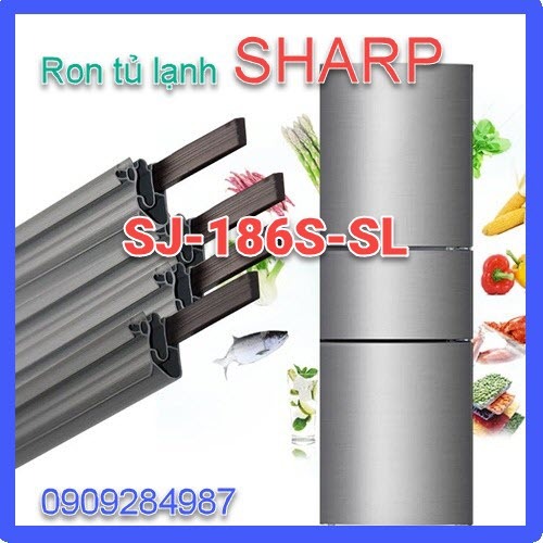 Ron tủ lạnh SHARP SJ-186S-SL