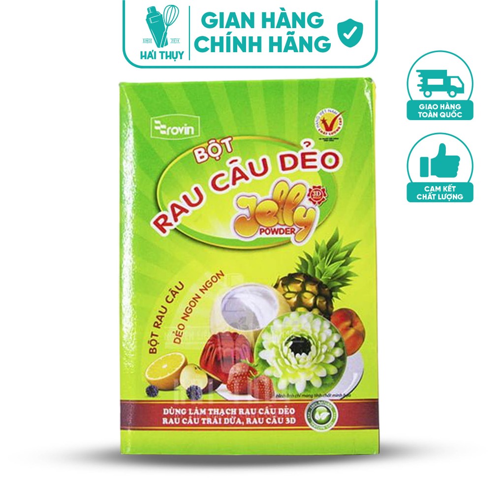 Bột rau câu dẻo Rovin Hoàng Yến