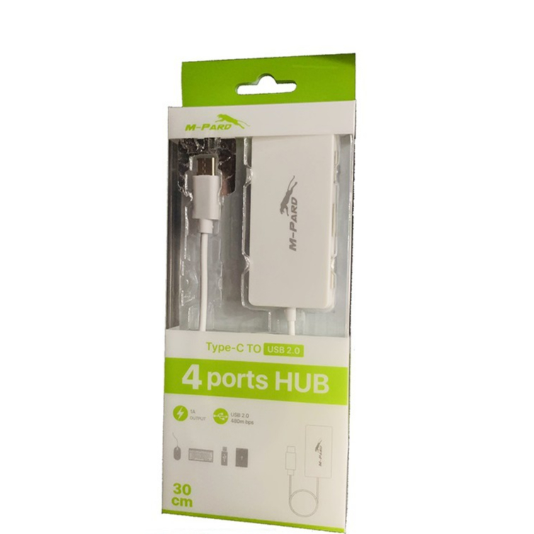 Cáp Type-C To USB 2.0 4 cổng M-PARD MH021. HUB TYPE-C -> 4 USB 2.0 M-PARD (MH-021)