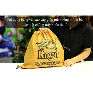 NÓN BẢO HIỂM 3/4 ROYAL M20C ( ĐEN NHÁM)