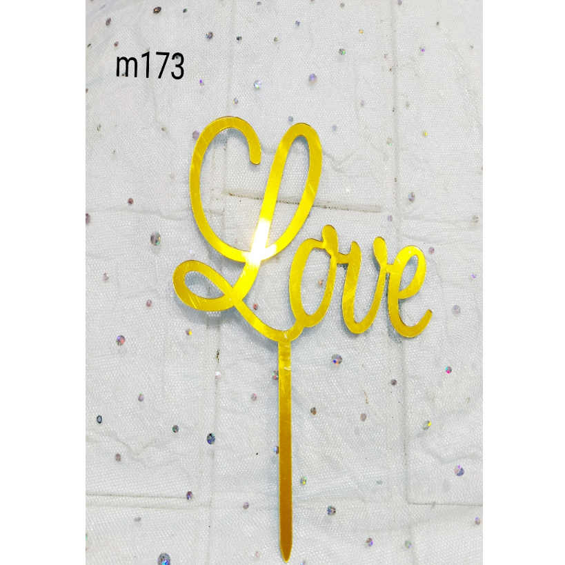 Mika chữ love cong (set 10 cái)