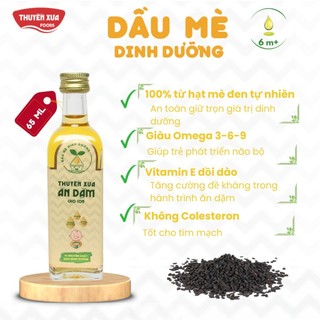 Dầu ăn dặm cho bé từ 6m+ - hanzomart