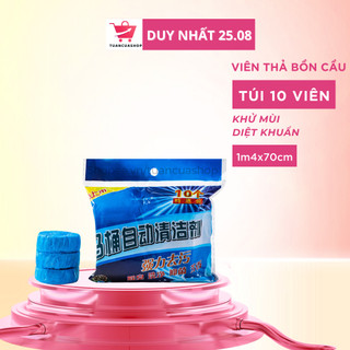 Combo 10 viên tẩy bồn cầu diệt sạch vi khuẩn - viên thả két nước bồn cầu khử mùi tẩy ố (TBC01)