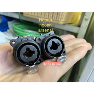 Ổ âm tín hiệu đa năng 2 in 1: cắm jack canon xlr + jack 6ly (6,5ly). báo giá 1 cái