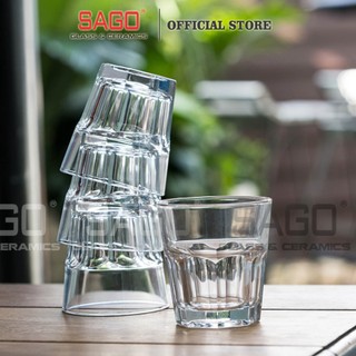  Ly Thủy Tinh Central Lùn 250ml | Nhập Khẩu INDO  Thủy Tinh Cao Cấp 