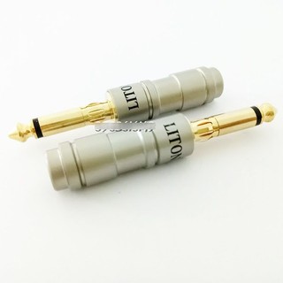2 Đầu hàn Jack 6ly Liton thẳng xám