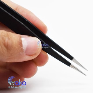 Nhíp Kẹp Bấm Mi Chống Tĩnh Điện Bằng Thép Không Gỉ