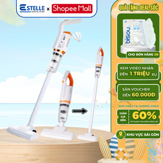 Máy Hút Bụi Gia Đình ESTELLE, Máy Hút Bụi Không Dây Công Suất Cao Lực Hút 8500PA Điều Chỉnh Độ Dài, Bảo Hành 12 Tháng