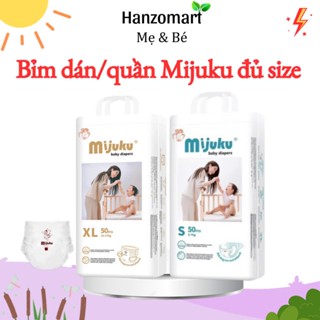 Bỉm Mijuku quần dán XUẤT NHẬT M50/L50/XL50/XXL50 50 miếng