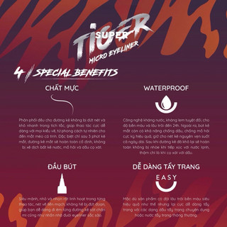 New-Bút kẻ mắt dạng nước Lemonade SuperTiger - Tigereyes Liner