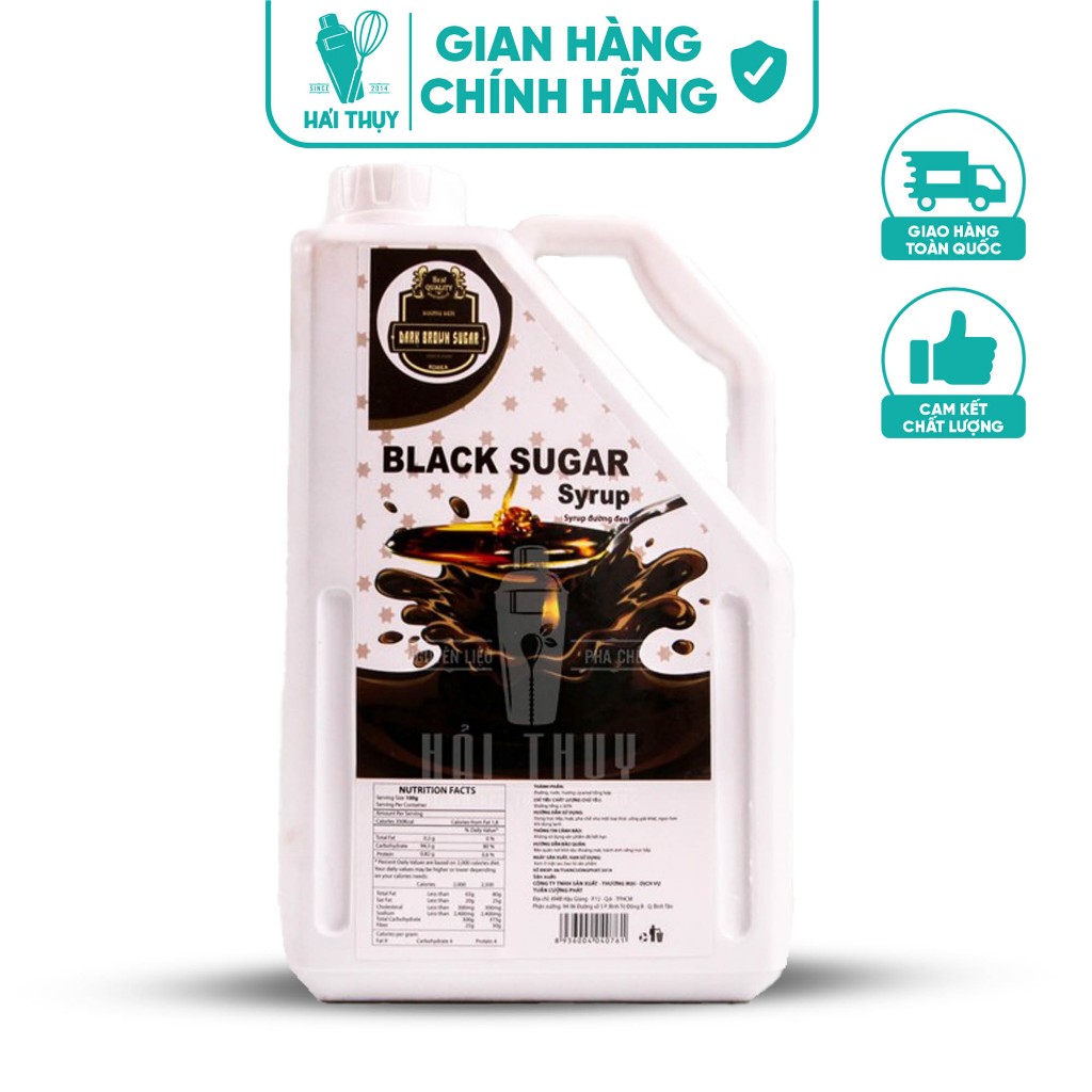 Syrup Đường Đen Hàn Quốc 2L