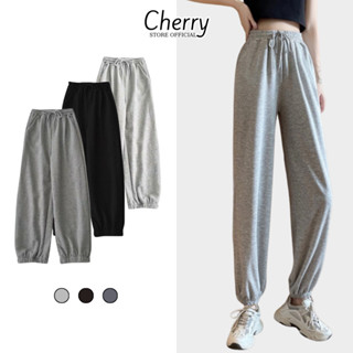 Quần jogger nữ ống rộng thể thao CHERRY quần tập gym dáng boom Bigsize phong cách ulzzang CHERRYT009