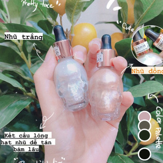 Nhũ Bắt Sáng Revolution Halloween Skull Liquid Highlighter