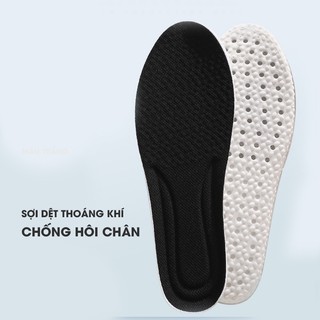  Lót giày dành cho nam và nữ chất liệu cao su non cao cấp chống hôi chân thoáng khí 