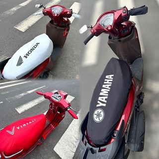 Combo áo trùm yên xe máy tặng bao tay cho honda yamaha vinfast