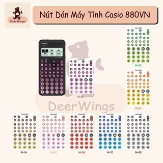 Miếng dán phím, nút máy tính casio 880