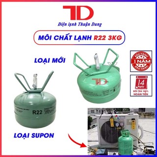 Môi chất lạnh điều hòa R22 SUPON 3KG, Điện Lạnh Thuận Dung