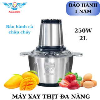 [BH 1 NĂM] Máy Xay Thịt, Máy Xay Thực Phẩm Đa Năng 4 lưỡi - Thể Tích 2L - KITCHEN EXPERT Công Suất 250W