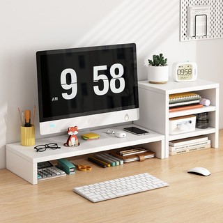 💗freeship💗 kệ để sách kèm kệ máy tính - lắp ghép để bàn decor cực đẹp