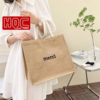 [ HÀNG SẴN ] - Túi xách cói MECI phong cách Vintage siêu hót có ảnh thật HQC-06