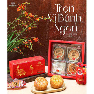(SẴN) Bánh trung thu Đông Phương có mix vị. Tặng kèm hộp sang trọng, lịch sự.Bánh nướng Đông phương, bánh nướng thập cẩm