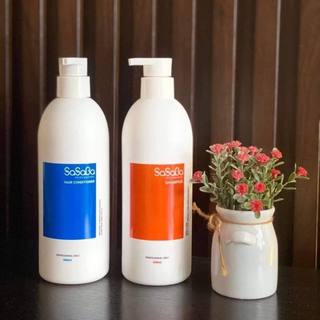 CẶP DẦU GỘI XẢ SASABA PLUS TRÒN VÀ EXTRA VUÔNG 500ml - 800ml