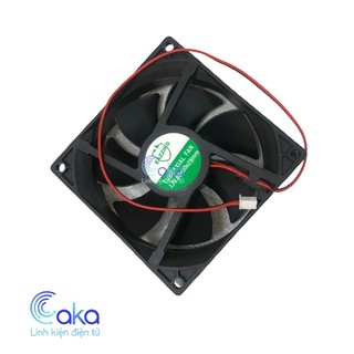 Quạt tản nhiệt 12v dc 80x80x25mm quạt làm mát thiết bị 2 dây
