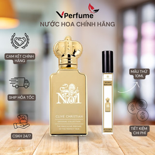 Nước Hoa Nam Clive Chris.tian 1872 No.1 Mas.culine EDP - Mẫu thử 10ml
