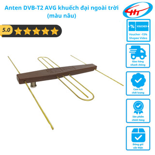 Anten DVB-T2 AVG khuếch đại ngoài trời chính hãng