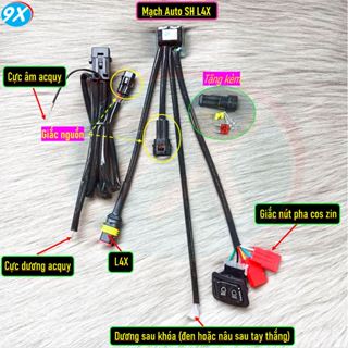 ( v2 2024 ) Mạch Auto Passing Sh Lắp CX80, biled 1.5, L4x, Bi Cầu Mini Gắn Winner, Ex2019, Ab