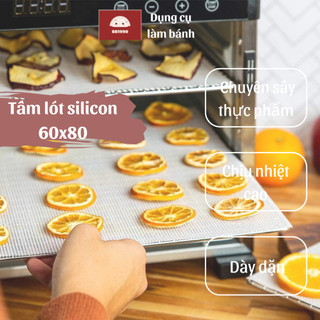 Tấm lưới silicon tròn nhiều size bao chịu nhiệt, chống dính khi hấp, sấy bánh bao, xôi, cơm,..