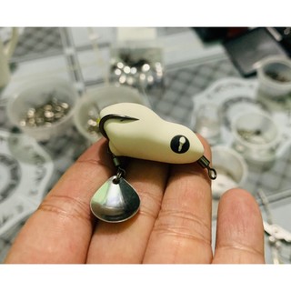 Nhái hơi câu lure f1 4cm