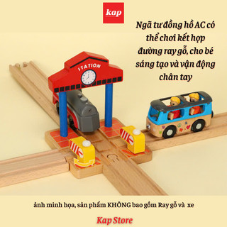 Các mẫu nhà và trạm xe lửa - phụ kiện dành cho đường ray xe lửa gỗ