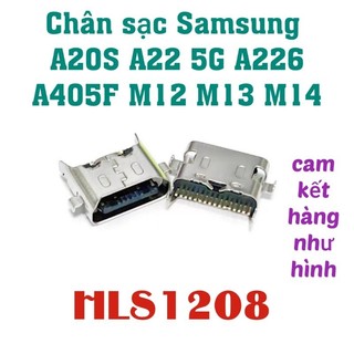 Set 10c Chân sạc Samsung A22 A20s 5G A226 A207F A405F M12 M13 Vsmart Joy4