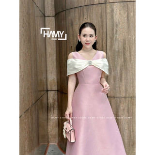 Đầm Phối Màu Sát Nách