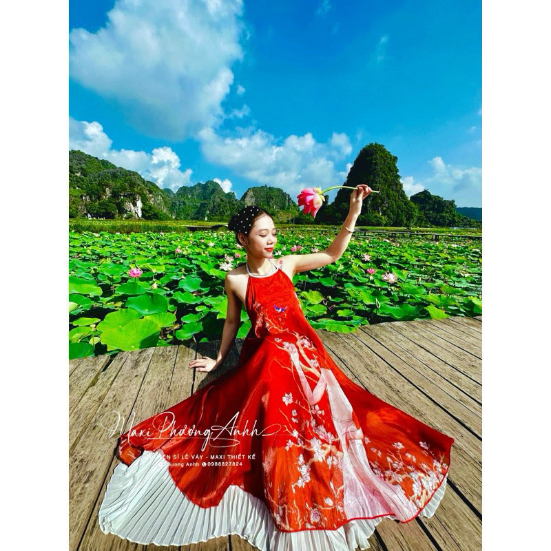 Pass Váy yếm chụp sen (new-freesize)