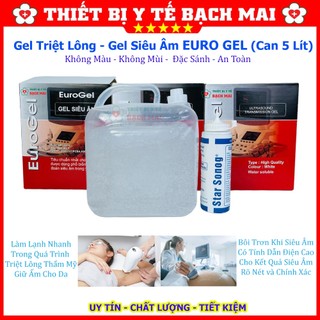 Gel Triệt Lông Euro Gel - Can 5 Lít