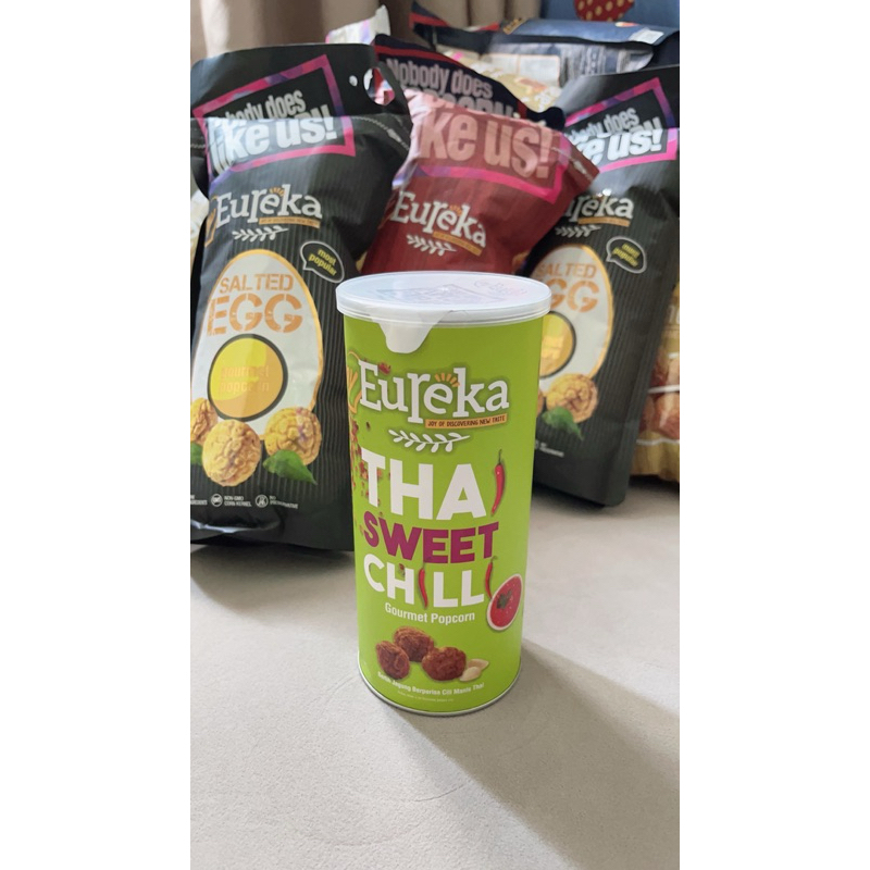 Bắp Rang Bơ Eureka Malaysia vị Chua Ngọt Thái hộp 70g